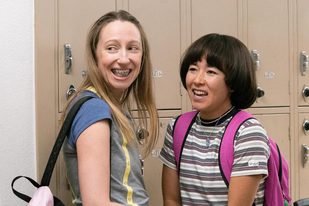 Characters Anna and Maya as pre-teens in PEN15