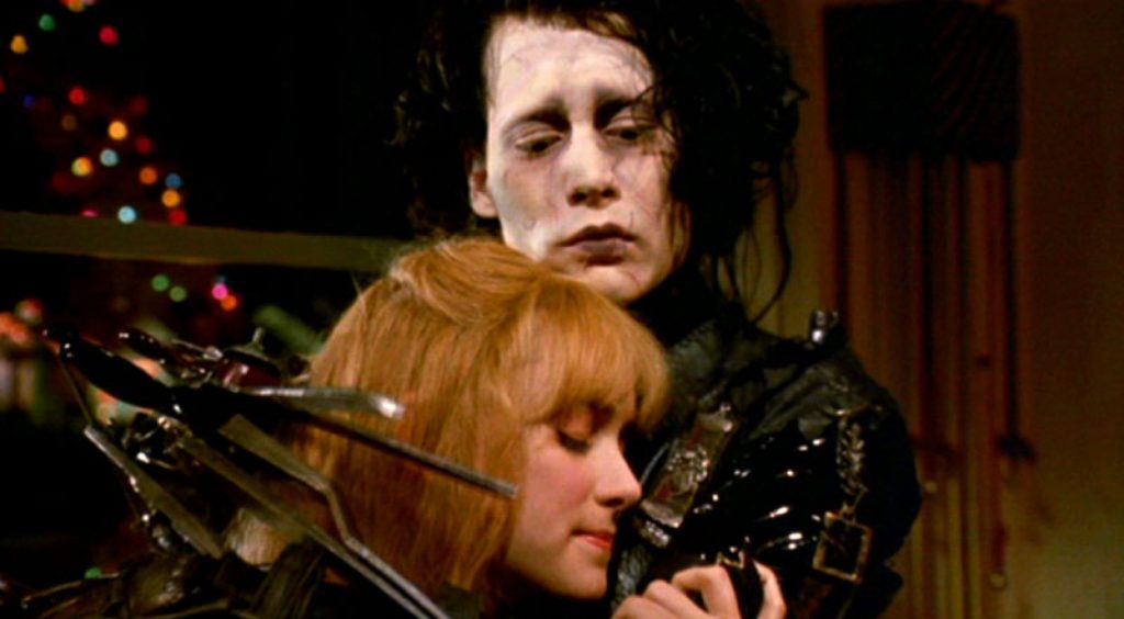 A Halloween romantic comedy with some dark humor, Edward Scissorhands is one of Johnny Depp's most memorable roles
