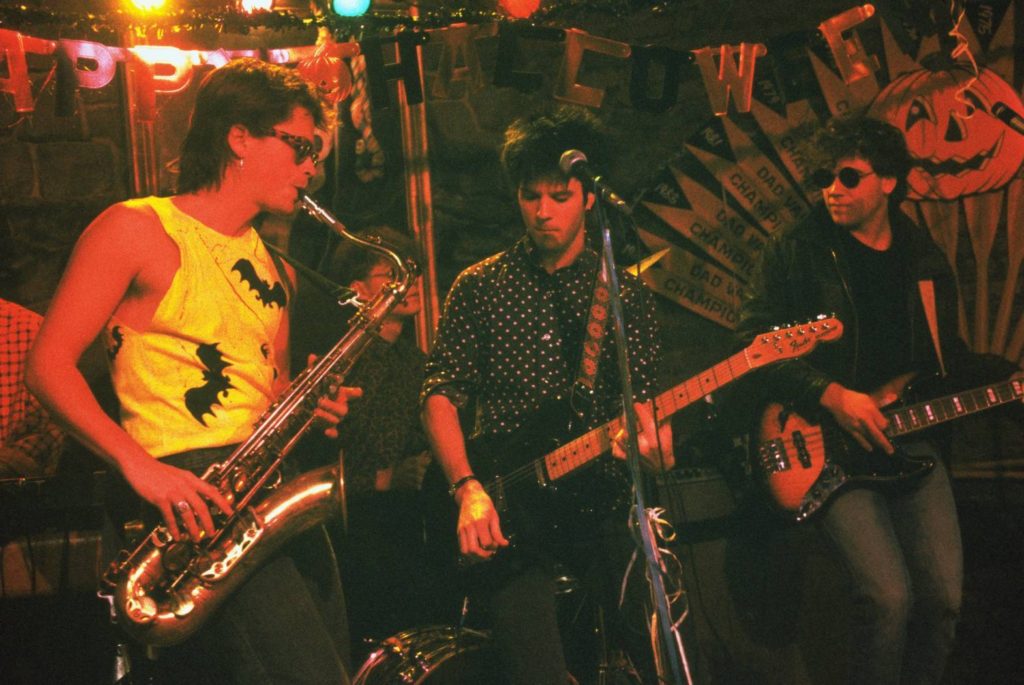 One of the best scenes from St. Elmo's Fire is the Halloween performance with Rob Lowe
