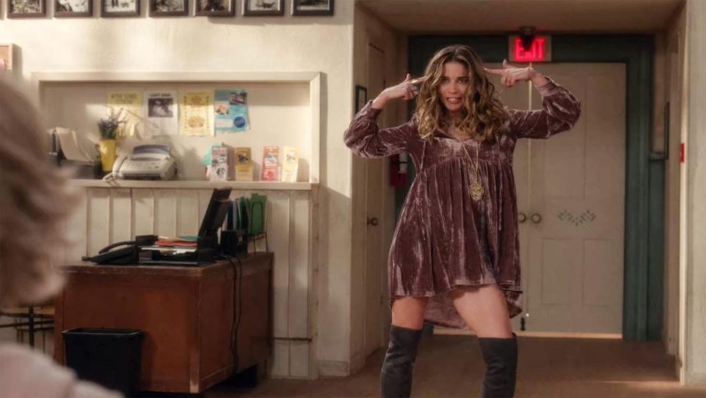 Alexis performs "A Little Bit of Alexis" at an audition in one of the best Schitt's Creek episodes