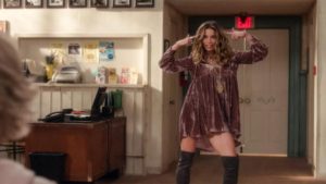 Alexis performs "A Little Bit of Alexis" at an audition in one of the best Schitt's Creek episodes