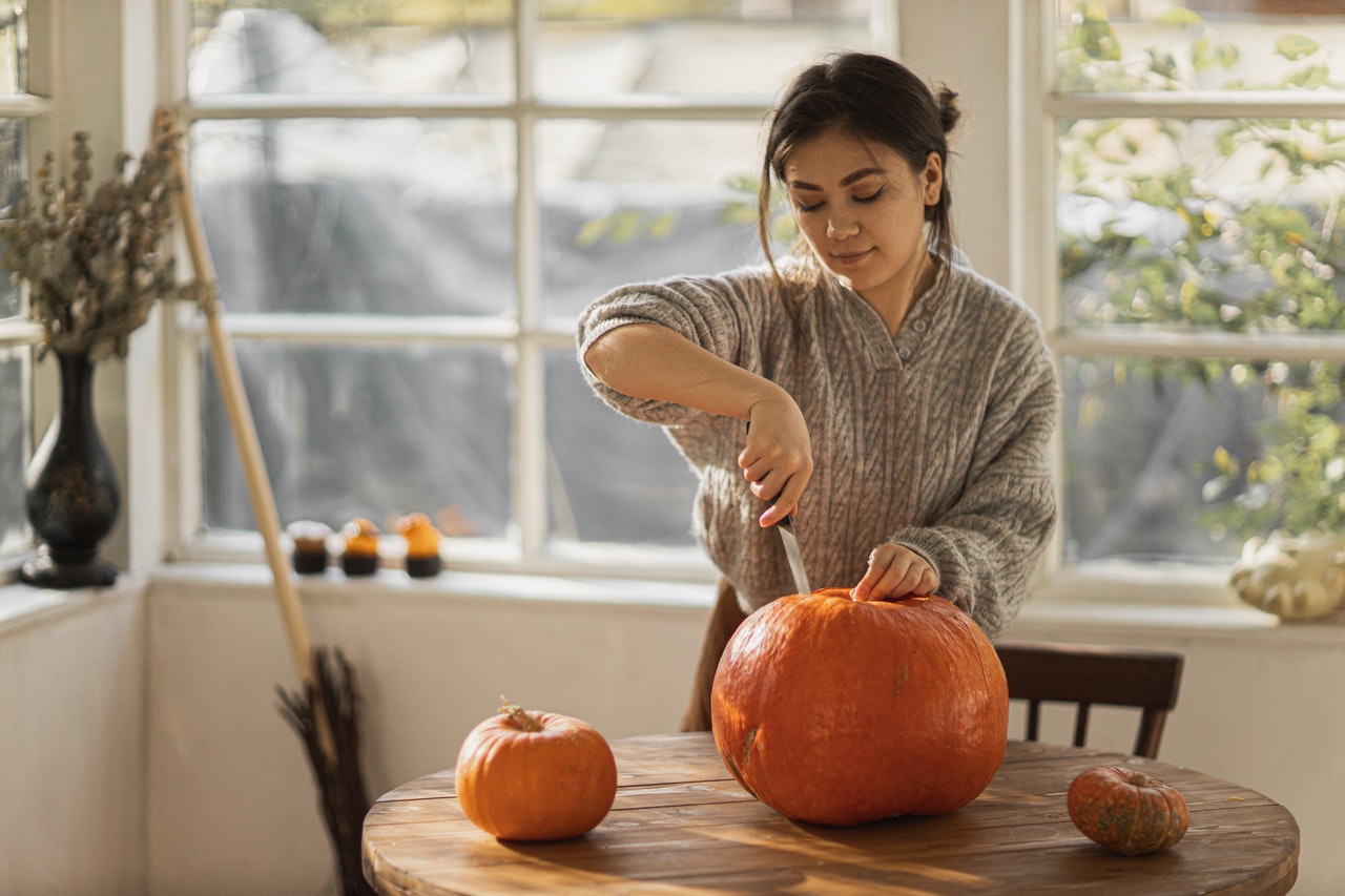 Carving a pumpkin is the best way to celebrate Halloween
